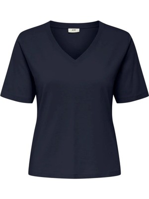 Jdy Jdyrex % 100 Pamuk Regular Fit V Yaka T Shirt Bayan T Shirt 15352294