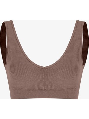 Penti Kahverengi Seamless Top