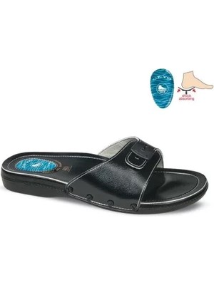 Ceyo 6300-1I Siyah Ortopedik Erkek Terlik