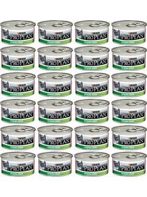 Pro Plan Sterilised Ton Ve Somonlu Kedi Konservesi 85 gr x 24 Adet 7613033