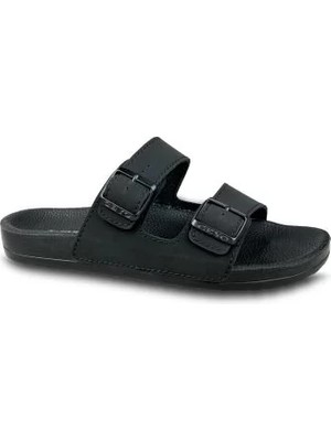 Ceyo Bahama-10ı Siyah Ortopedik Kadın Terlik