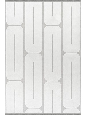 Halı Sepeti Opela EN304 Gri Yumuşak Dokulu Iskandinav Bohem Tozumaz Salon Oturma Yolluk