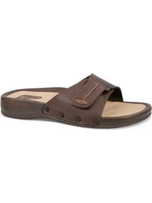 Ceyo 3000-2N Kahverengi Ortopedik Erkek Terlik