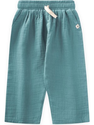 Cigit Müslin Pantolon 1-10 Yaş Turkuaz