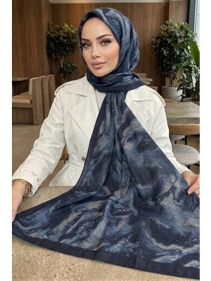İmaj Butik Lacivert Ipekhan Seren Şal