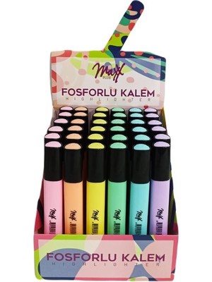 Kitabevimden Maxx Fosforlu Kalem Pastel MX-2620