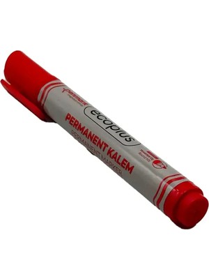 Penmark Kırmızı Markör Kalemi Permanent Yuvarlak Uç Ecoplus 1 Adet
