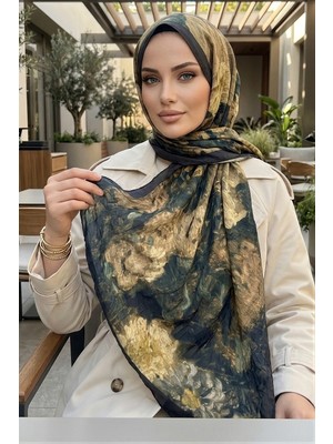 İmaj Butik Haki Ipekhan Seren Şal