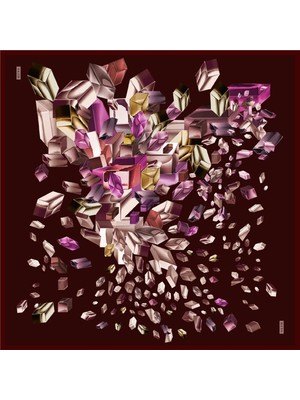 Aker Sonbahar Kış Sezonu-Ipek Krep Saten Eşarp -Sura- 9092701- 341