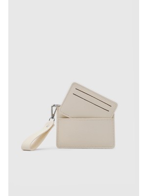 Shule Bags Raye Kartlık Detaylı Cüzdan Sarı