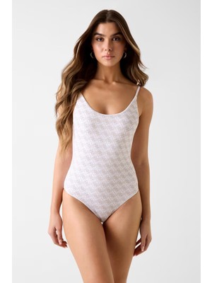 Guess Kadın Diane Mayo - Beyaz