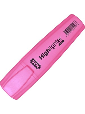 Kitabevimden Mas Fosforlu Kalem (Işaret Kalemi) Neon Pembe 6422 (12 Li Paket)