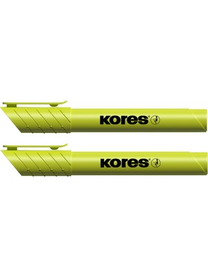 Kores High Liner Plus Sarı Fosforlu Kalem (12'li Ekonomik Kutu)