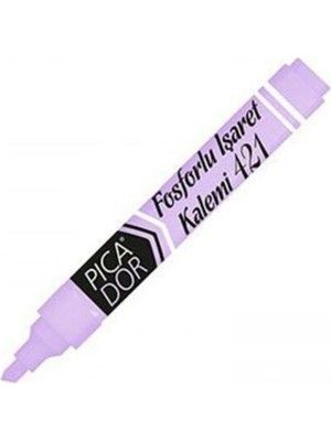 Kitabevimden Picador Fosforlu Kalem Pastel Mor 421