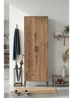 Sarmobi Harmony Ayakkabılık 65X190X37 cm Atlas Çam – Modern Tasarım