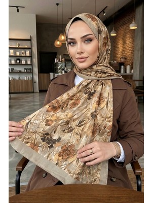 İmaj Butik Yeşil Ipekhan Desenli Kraş Şal