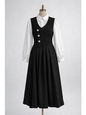 Nirva Butik Düğmeli Tesettür Jile