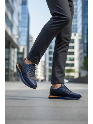 Panorama Konforlu Hafif Tabanlı Hakiki Deri Erkek Sneaker