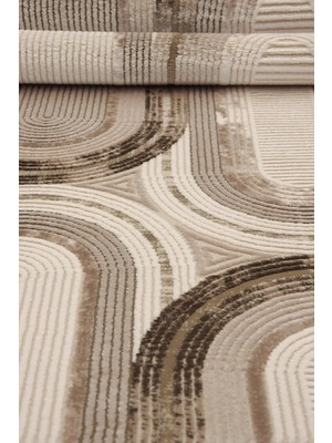 Kashe Halı Klas 5074 Vizon Salon Halısı Oturma Odası Halısı Koridor Halısı Mutfak Halısı Modern Makine Halısı