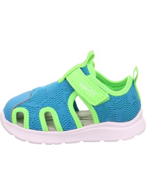 Superfit Wave Çocuk Sandalet - Mavi Yeşil 000481-8400