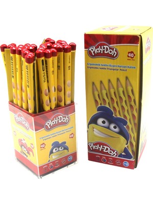 Kitabevimden Play-Doh Kurşun Kalem Oluklu Jumbo Üçgen 40 Lı