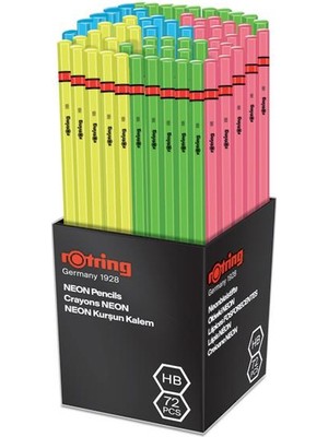 Kitabevimden Rotring Kurşun Kalem Neon Fosforlu 2090066 (72 Li)