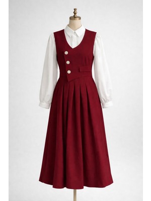 Nirva Butik Düğmeli Tesettür Jile