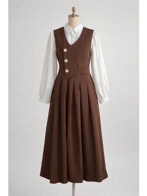 Nirva Butik Düğmeli Tesettür Jile