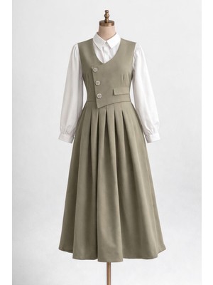 Nirva Butik Düğmeli Tesettür Jile