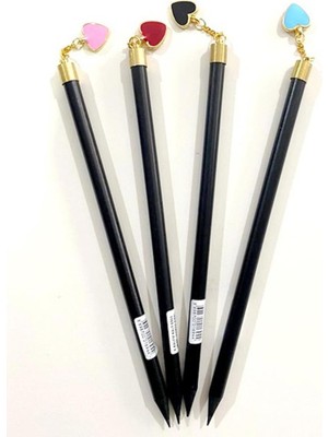 Kitabevimden Kakosan Kurşun Kalem Siyah Kalp NO:6944-72-PKT