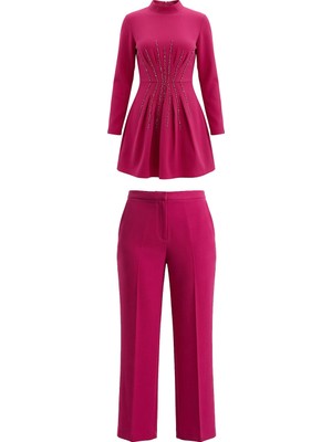 Senna Design Kadın Sky Takım - Fuşya