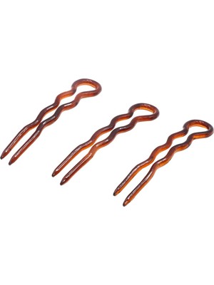 New Obsessions Plastik Kolay Topuz Tokası 3 Adet