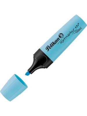 Kitabevimden Pelikan Fosforlu Kalem Pastel Mavi 490 (10 Lu Paket)