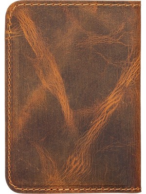 Gp Iguana Enrico Slim Deri Kartlık G2 Antik Kahve