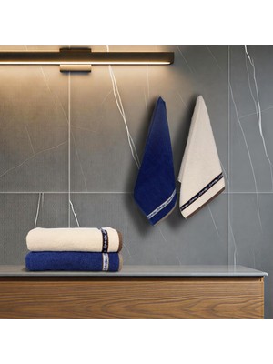 Sarev Parole Beyaz %100 Pamuk Havlu 85*150CM