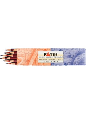 Kitabevimden Fatih Kopya Kalemi Kırmızı 25020 (12LI)