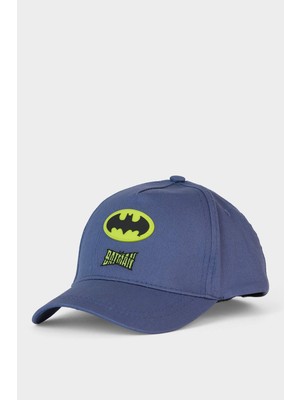 DeFacto Batman Nakışlı Pamuklu Cap Şapka Erkek Çocuk D9783A826SM