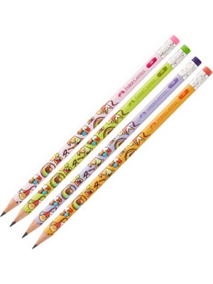 Kitabevimden Faber-Castell Kurşun Kalem Silgili Jimnastik 2b