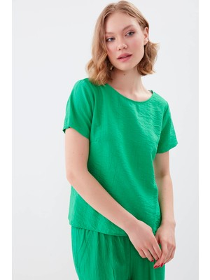 Vitrin Kısa Kol Bluz