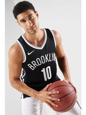 Nike Dri Fit Brooklyn Nets Nba Basketball Jersey Sımmons Erkek Basketbol Forması Siyah