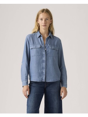 Levi's Elaıne Utılıty Kadın Mavi Gömlek 005NJ-0008