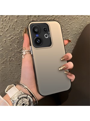 HONTINGA Vivo X200 Fe ile Uyumlu Kılıfı Silikon Kenar Sert Arka Düşüme Önleyici Basitlik Anti Düşme Kamera Korumali Desen Telefon Kılıfı Kadın ve Erkek Için Uygundur K1-0000