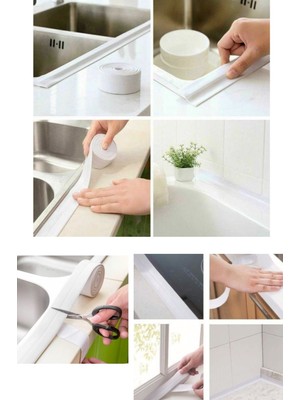 Cmt Su Sızdırmaz Bant 3.2 mt Beyaz Lavabo Küvet Kenar Bandı 215 gr Neme Dayanıklı Özellik