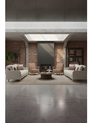 ModaLife Vera Koltuk Takımı, Oturma Grubu 3+3+1+ 1 Full Paket (2 Koltuk 2 Berjer) (Sandıklı-Yataklı)