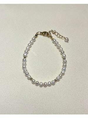Eyla Collection Gerçek İnci Bileklik 4-5 mm