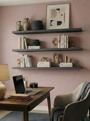 Freehome Premium Mdf Ürün Gizli Montajlı Uçan Raf 100X15 - 3 Adet Kitaplık Mutfak Banyo Salon Rafı