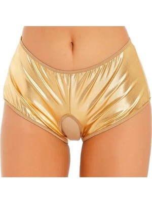 MK Beykoz Fantezi Altın Özel Bölgeleri Açık Parlak Külot TG270050 - L