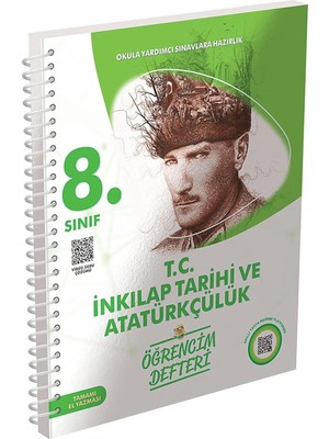 8. Sınıf T.c. Inkılap Tarihi ve Atatürkçülük Öğrencim Defteri