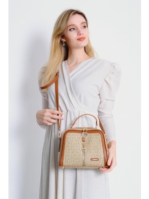 Just Polo Kadın Omuz Çantası Bal Rengi ile Şık Görünüm ve Ergonomik Tasarım