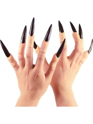 Halloween Cadı Tırnağı Lüks 10LU ZD5110
